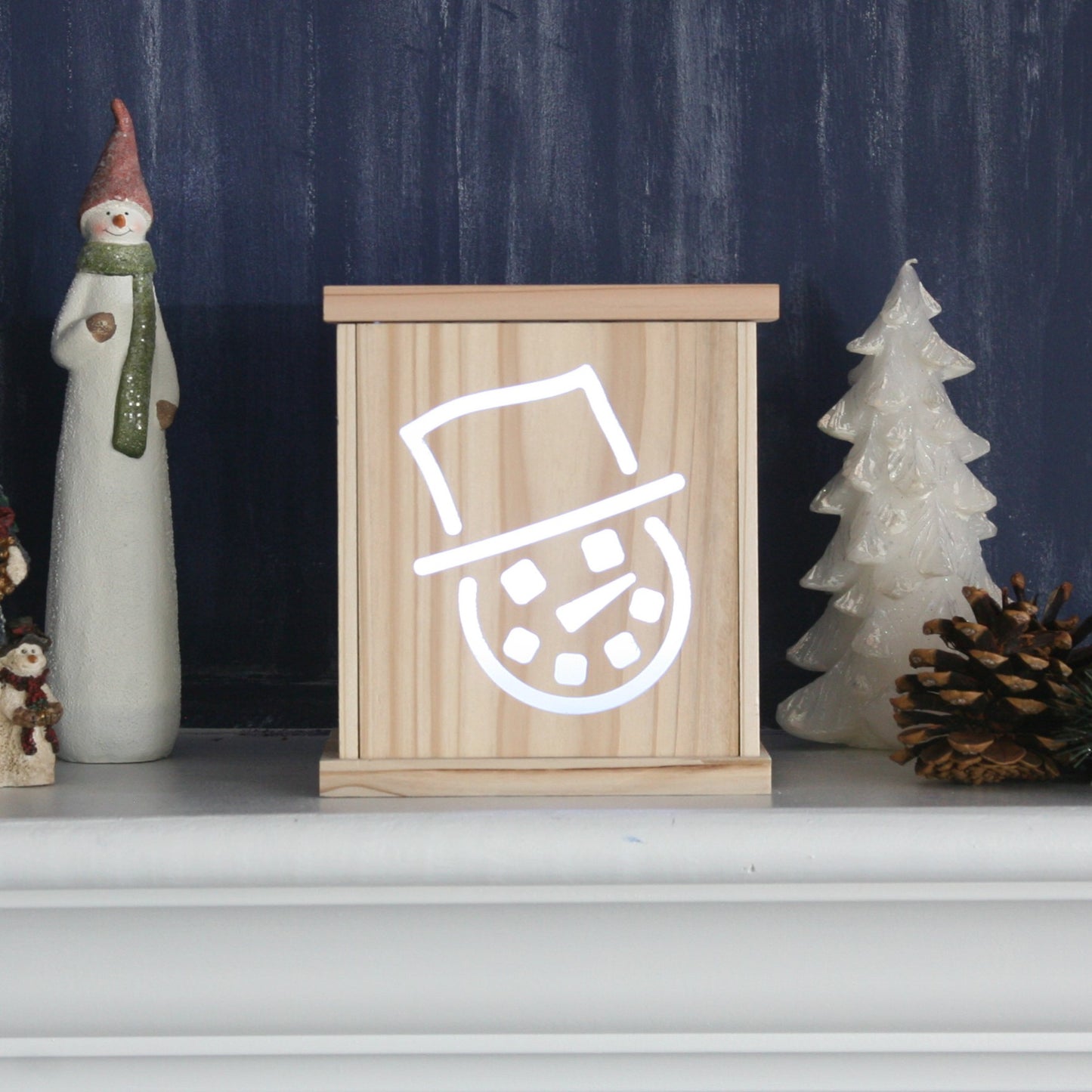 Christmas Lantern - Snowman