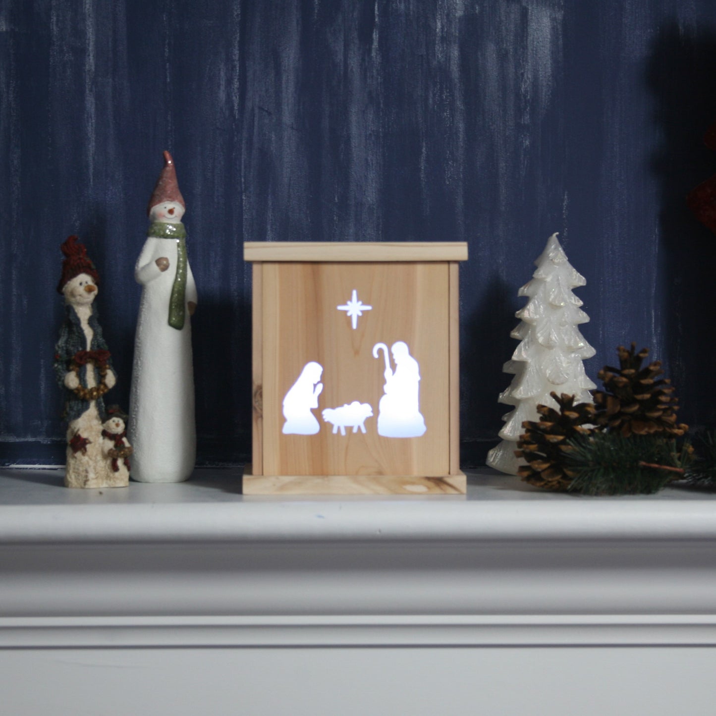 Christmas Lantern - Nativity Scene