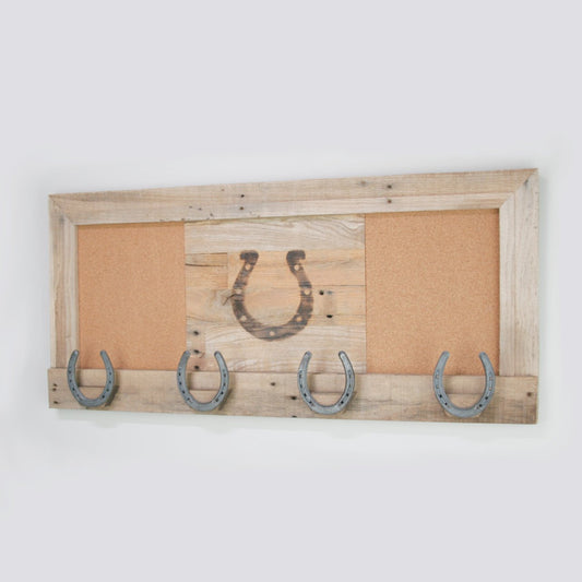 Horseshoe coat rack