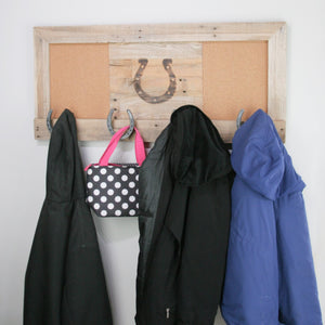 Rustic coat rack