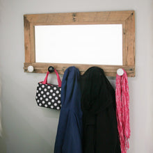 Load image into Gallery viewer, Coat rack with mirror