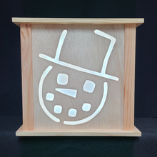 Load image into Gallery viewer, Lighted Snowman Face (Looking Left)