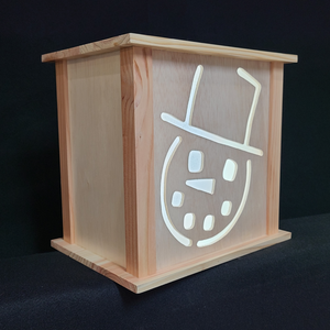 Lighted Snowman Face (Looking Left)