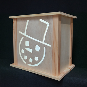 Lighted Snowman Face (Looking Left)
